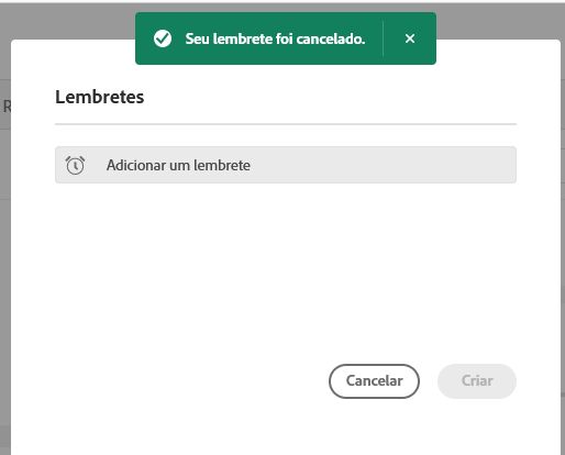 Excluído com êxito
