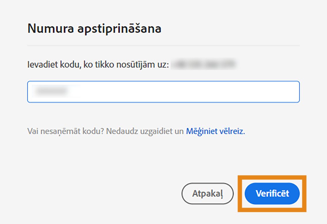 Koda apstiprināšana