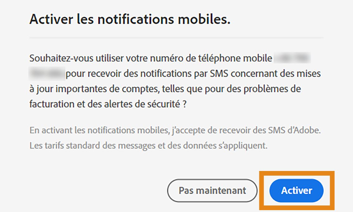 Activer les notifications