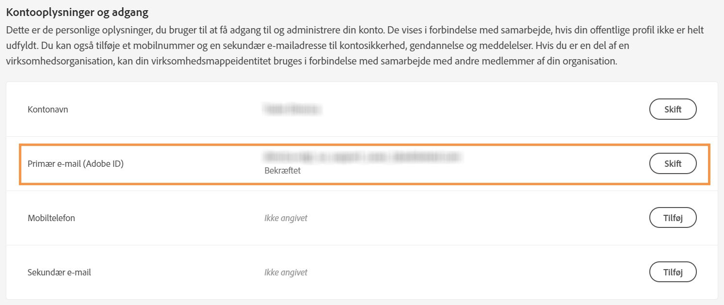 Kontrollér din e-mailadresse