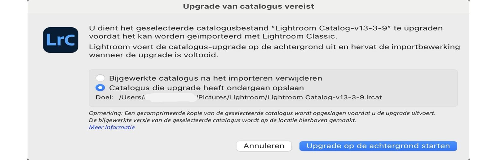 Pop-up Catalogusupgrade
