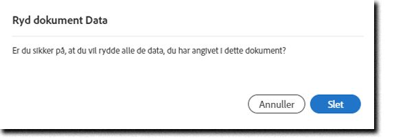 Opfordringen Ryd dokumentdata.