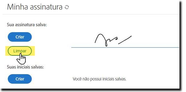 Criar sua assinatura