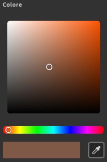 Un’immagine del Selettore colore.