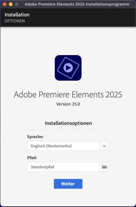 Installationsprogramm für Photoshop Elements 2024