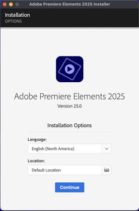 Installationsprogram til Photoshop Elements 2024