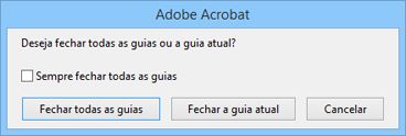 Confirmar antes de fechar uma guia ou documento