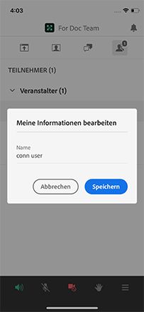 Dialogfeld „Meine Informationen bearbeiten“