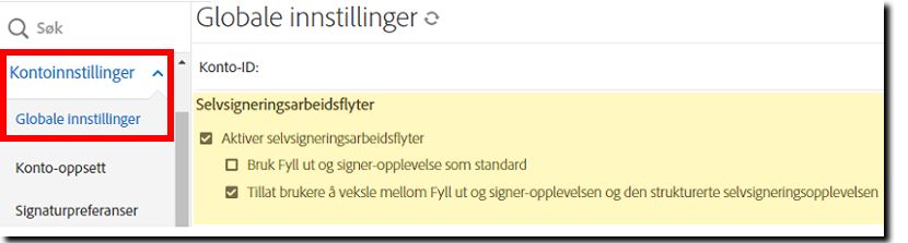 Gå til Fyll ut og signer