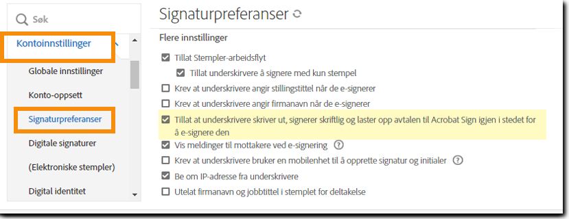 Kontroller for å konvertere til skriftlig