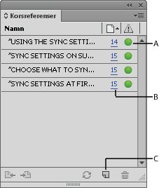 Panelen Korsreferenser