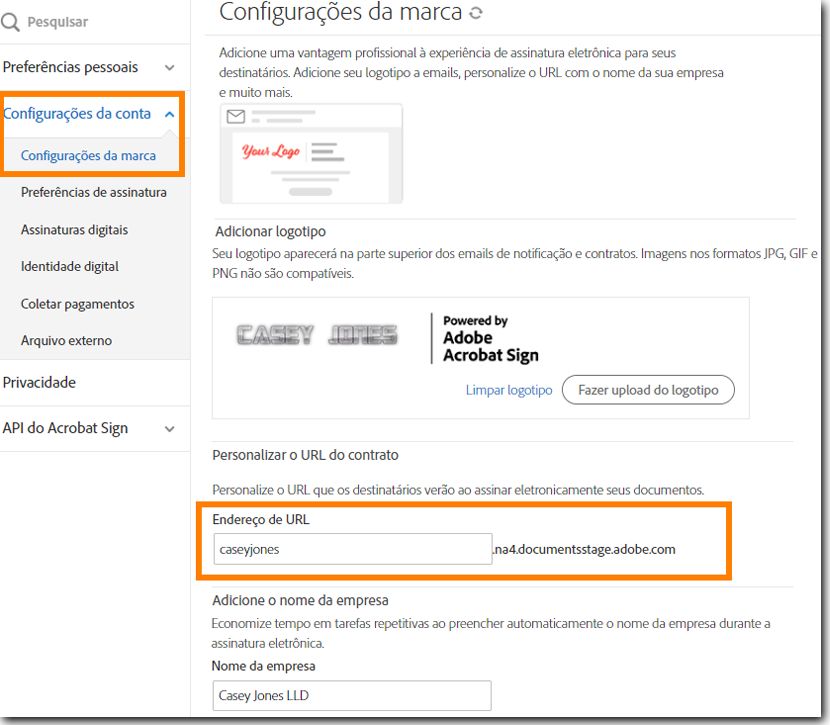 Insira seu nome de host