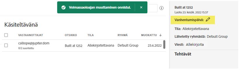 Viimeinen voimassaolopäivä poistettu
