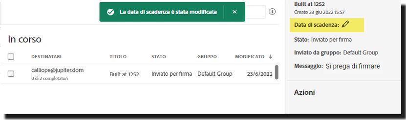 Data di scadenza eliminata