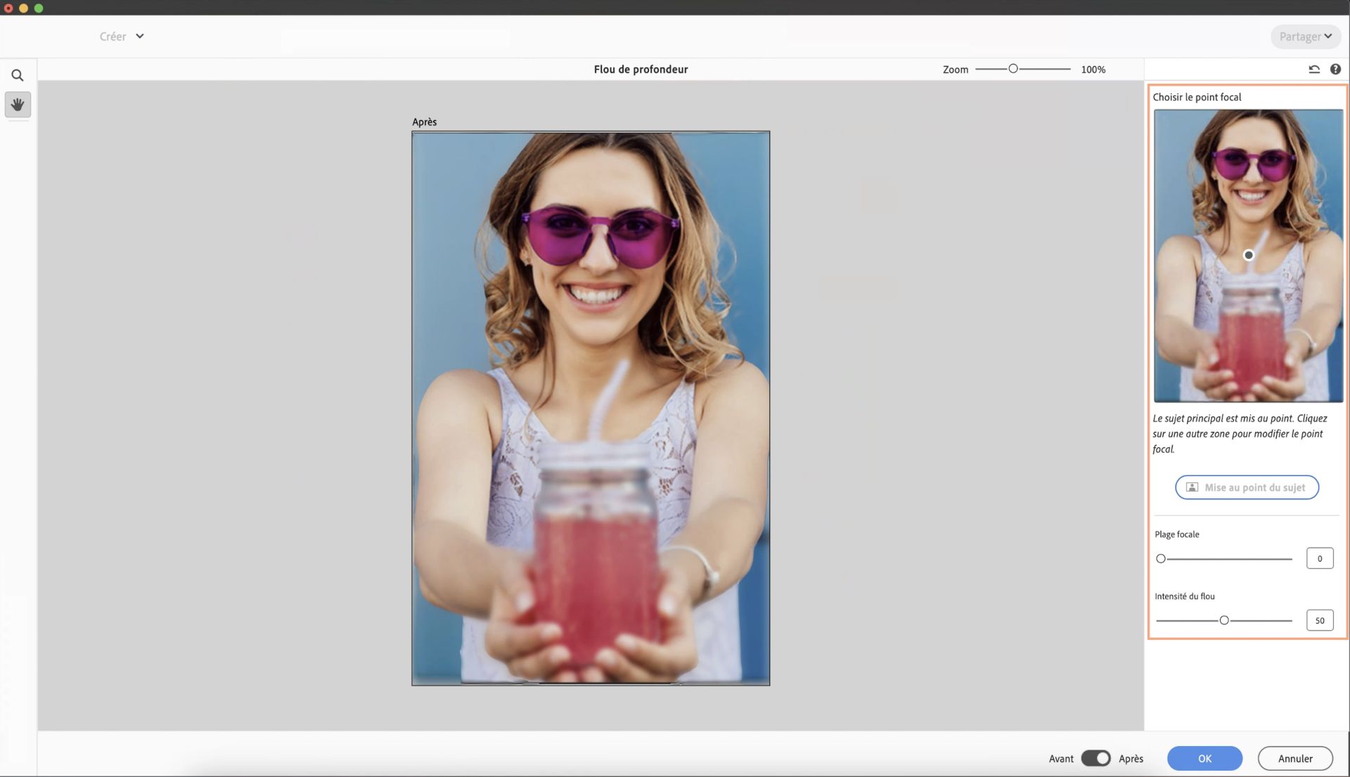 Explorez les actions rapides populaires dans Photoshop Elements. 