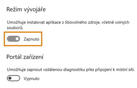 Režim vývojáře