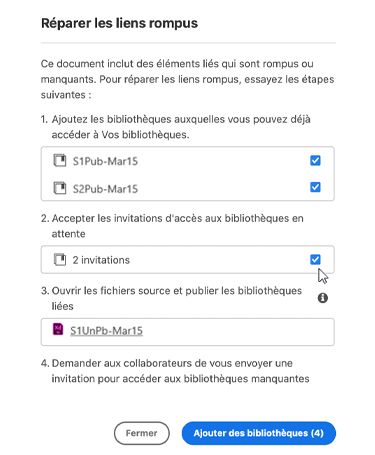 Boîte de dialogue A