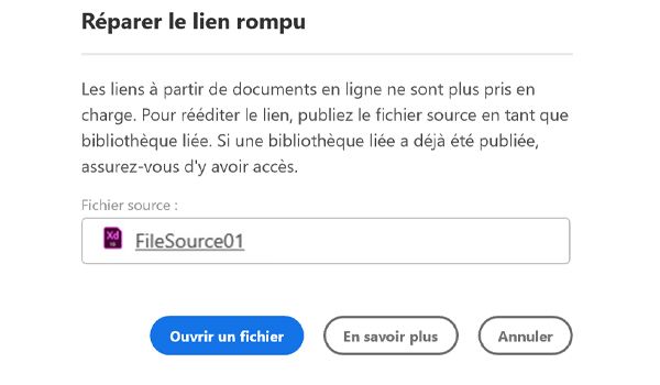 Boîte de dialogue C