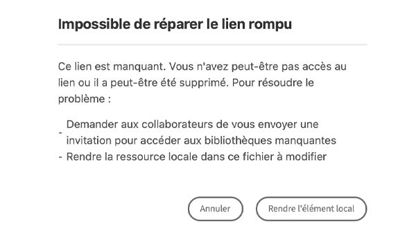 Boîte de dialogue F