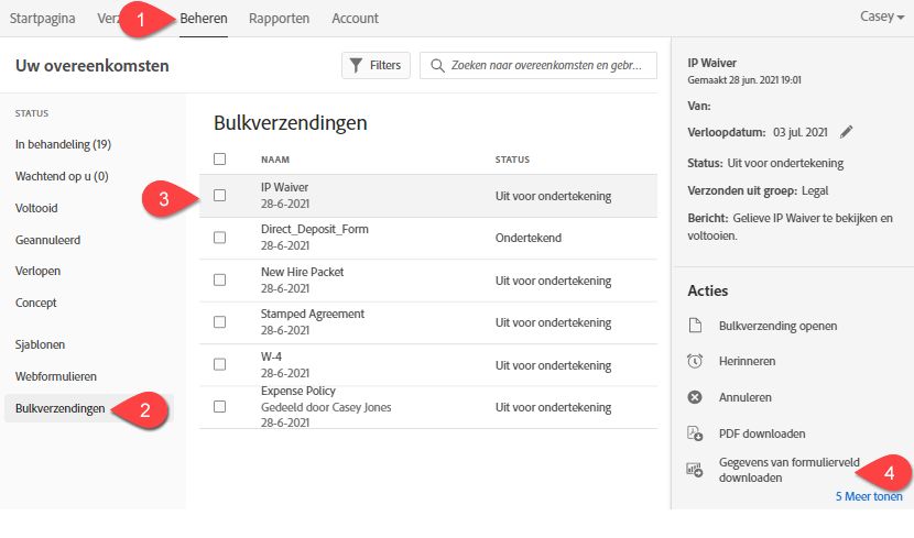 Formulierveldgegevens downloaden