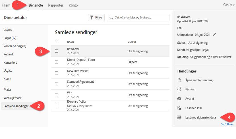 Last ned skjemafeltdata
