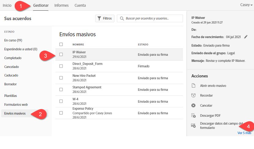Descargar datos de campos de formulario