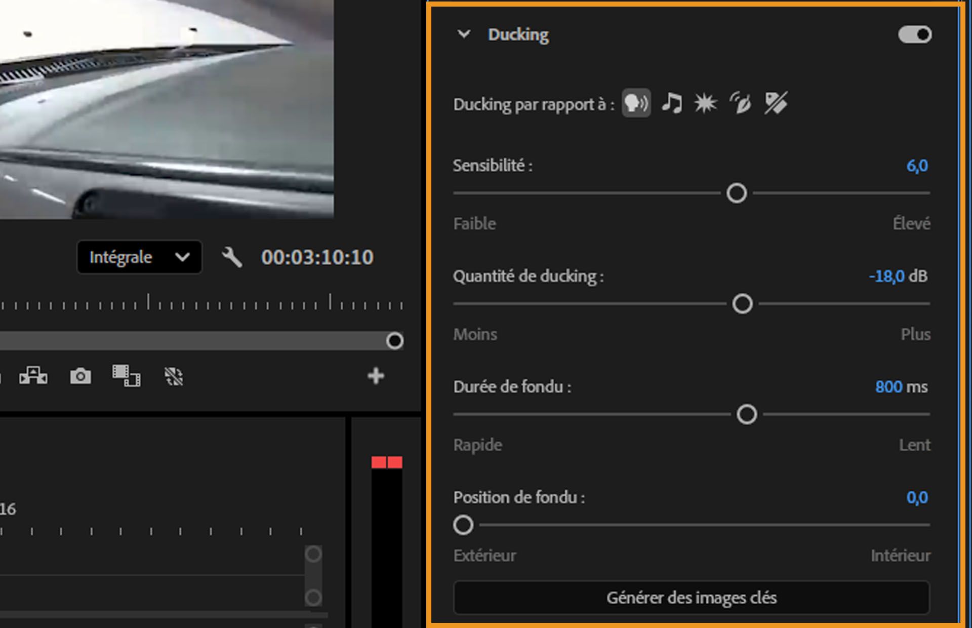 Une copie d’écran d’un logiciel de montage Vidéo. Le contenu généré par l’IA peut être incorrect.