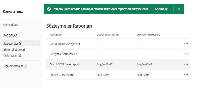 Çoğaltma başarılı