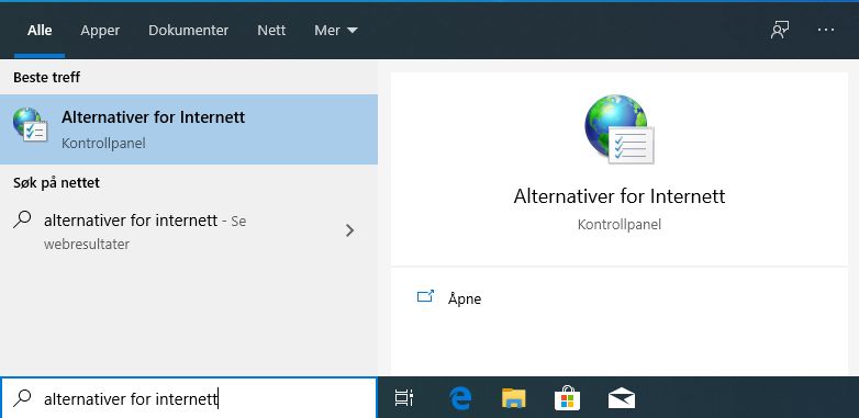 Edge – Alternativer for internett