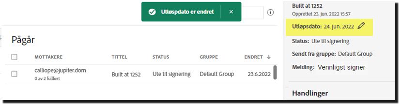 Redigert utløpsdato