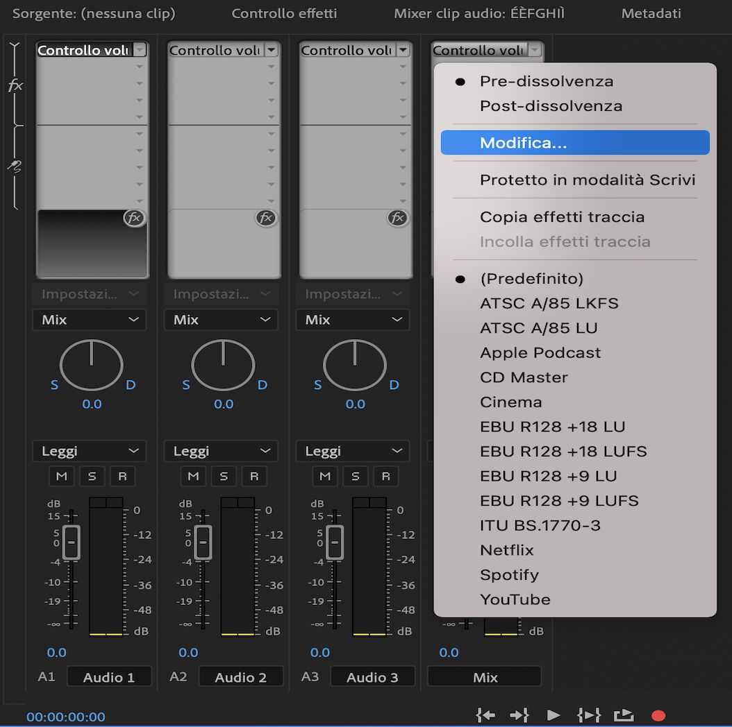 Modificare il Radar volume
