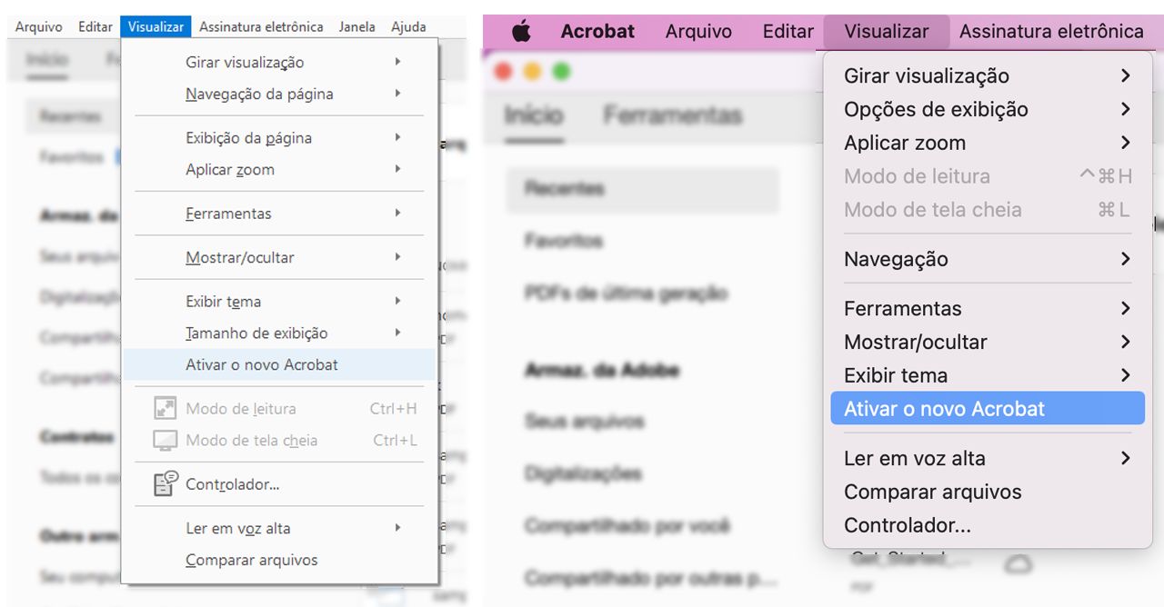 Como ativar o novo Acrobat