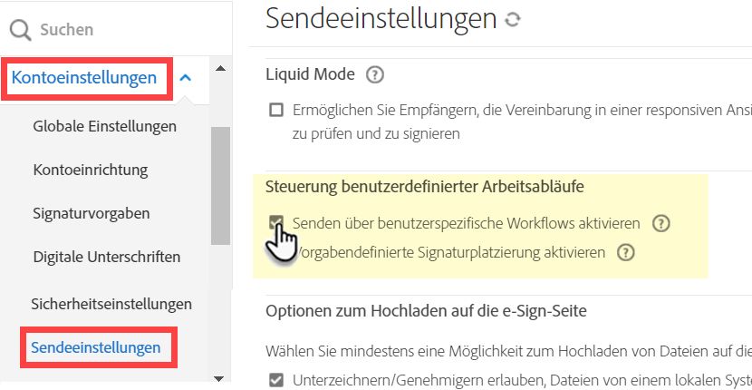 Arbeitsabläufe zur Nutzung des neuen Erlebnisses konfigurieren