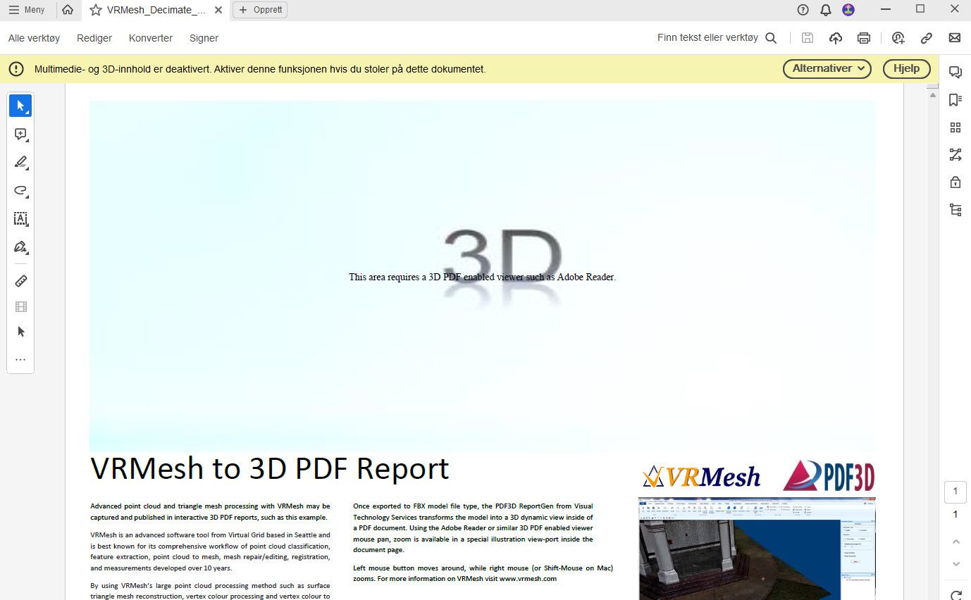 Aktivere avspilling av 3D-innhold
