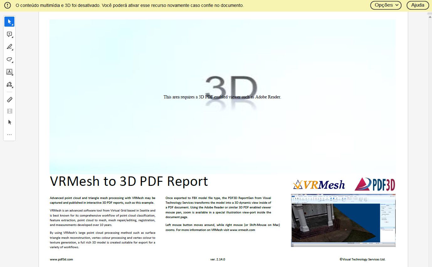 Habilitar a reprodução de conteúdo 3D