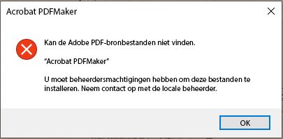 PDFMaker-fout