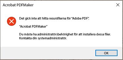PDFMaker-fel