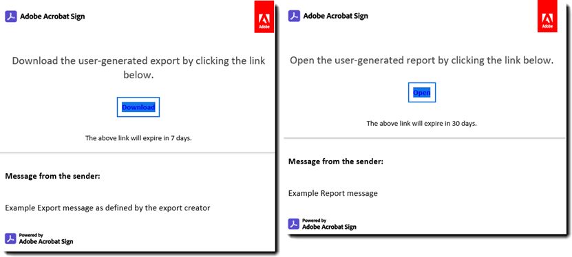 Voorbeeld van een gepland rapport per e-mail