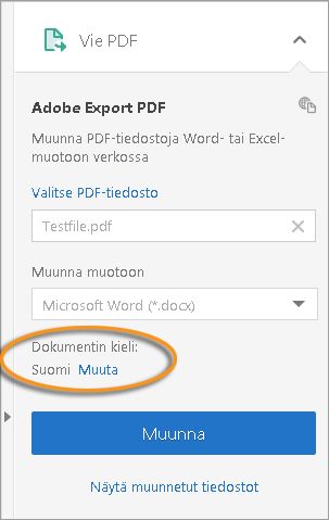 Vie PDF Acrobat Reader:stä