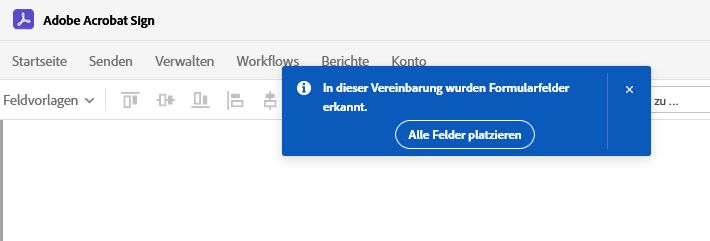 ML-Version der automatischen Felderkennung