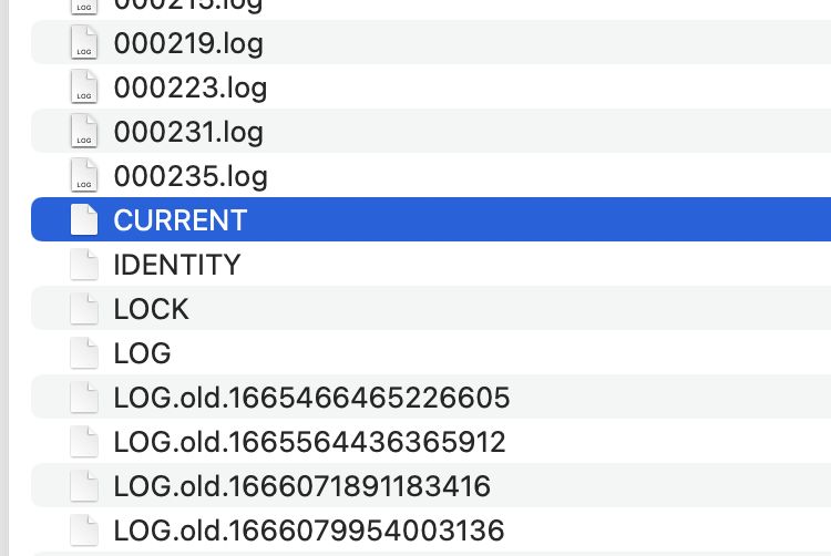 Ubicación del archivo de error de catálogo en Mac