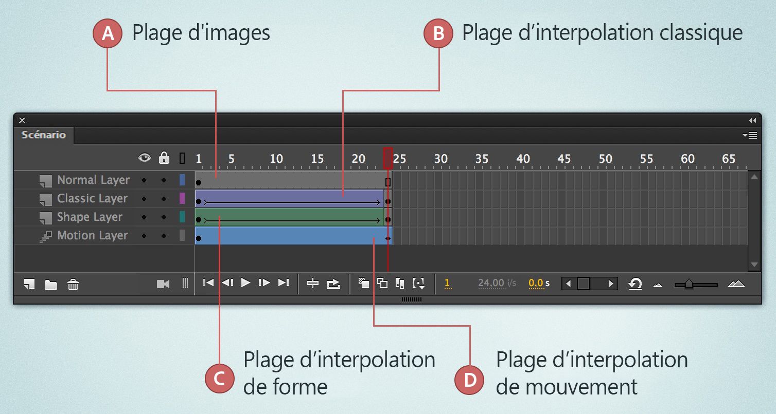 Plage d’images dans les animations par interpolation de mouvement
