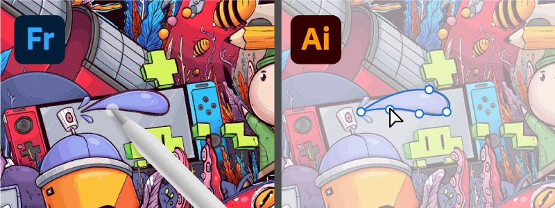 Упрощенные векторные штрихи