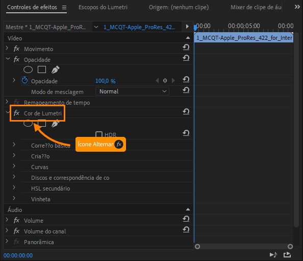 Omitir efeitos individuais