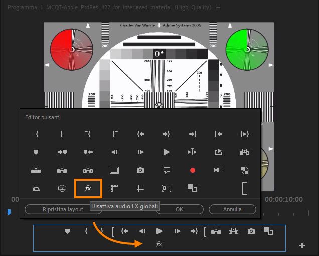 Disabilitazione di tutti gli effetti contemporaneamente