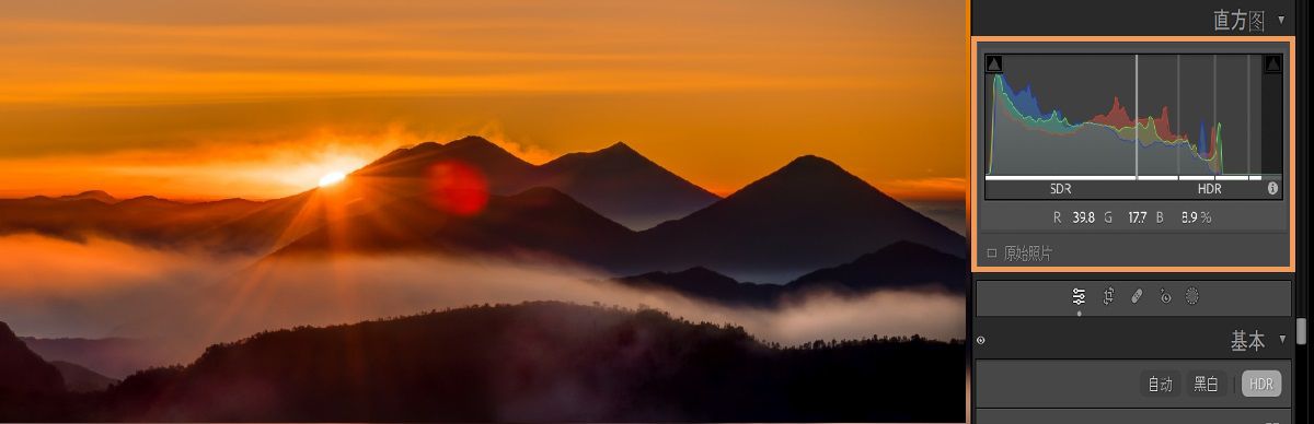 HDR 直方图