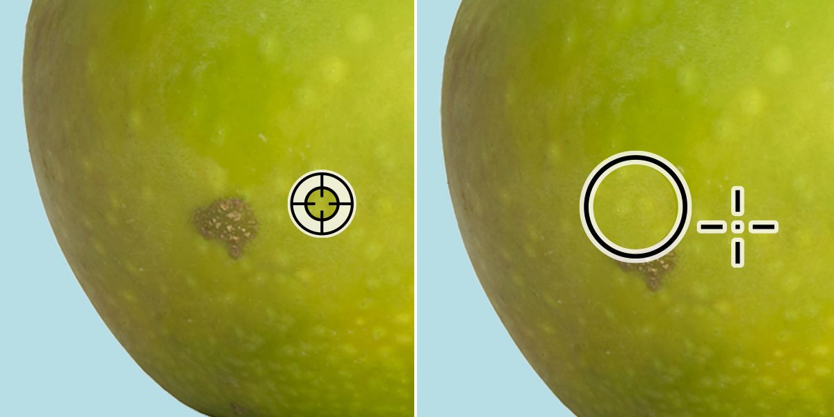 Imperfecties corrigeren met de tool Retoucheerpenseel