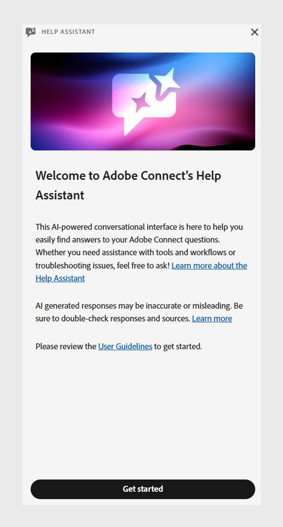 Provide Consent to the Help Assistant before using it
