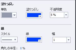 ホットポット塗りつぶしオプション