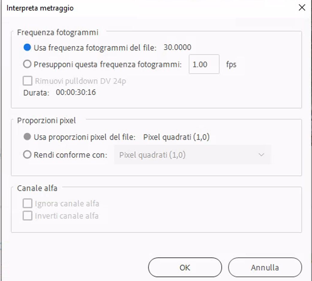 Interpreta metraggio